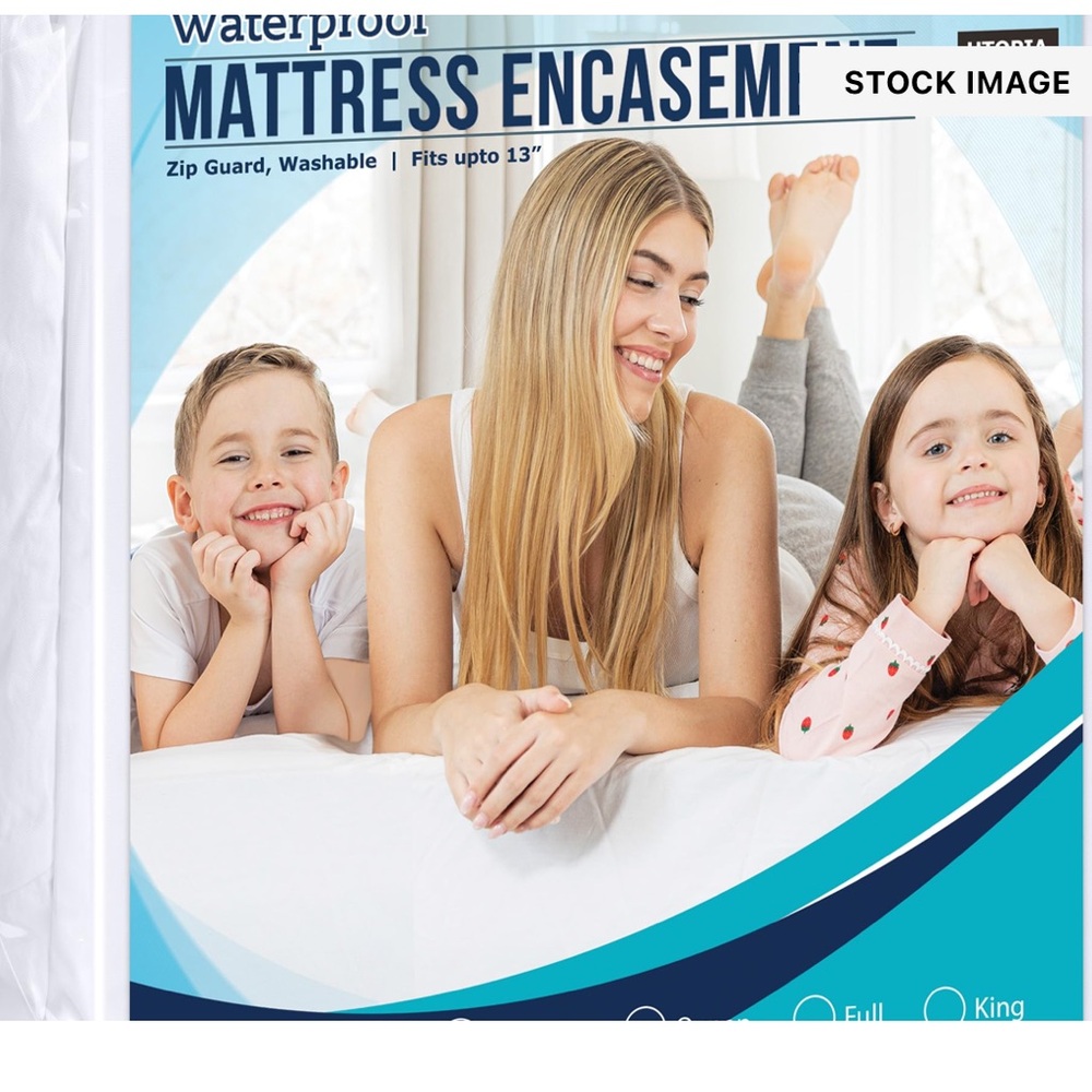 White Mattress Encasement Twin